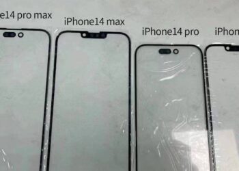 ภาพหลุดแผงหน้าจอ iPhone 14 ทั้ง 4 รุ่น ยืนยันรุ่น Pro ถูกเจาะหลุมแทนรอยบาก