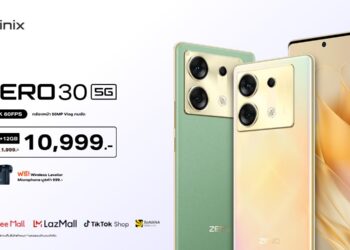 Infinix เปิดตัว ZERO 30 5G พลิกโฉมเทรนด์การถ่ายภาพ Vlog เอาใจสายครีเอเตอร์ชูกล้องหน้า 4K รุ่นแรกในตลาดราคากลาง ขายแล้ววันนี้! เพียง 11,999 บาท