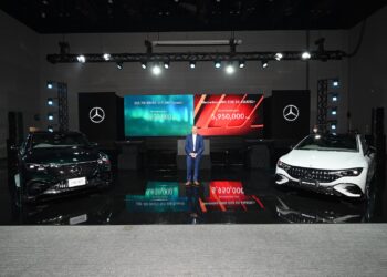 เมอร์เซเดส-เบนซ์เปิดตัวรถยนต์พลังงานไฟฟ้า 100% ลงตลาด 2 รุ่น EQE 350 4MATIC SUV AMG Dynamic และ Mercedes-AMG EQE 53 4MATIC+ ราคาเริ่มต้น 5,650,000 บาท
