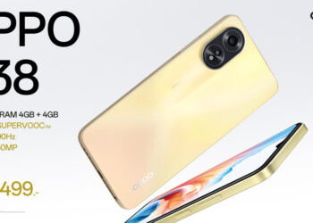 ออปโป้วางจำหน่าย OPPO A38 สมาร์ตโฟนให้คุณใช้งานลื่นไหลทุกเอ็นเตอร์เทน มาพร้อม ROM 128GB และ RAM 4GB เพิ่มได้อีก 4GB ในราคาสุดคุ้มเพียง 5,499 บาท