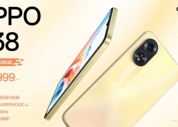 OPPO A38 รุ่นใหม่ อัปความจุจัดเต็มด้วย RAM 6GB เพิ่มหน่วยความจำได้อีก 6GB พร้อม ROM 128GB ราคา 4,999 บาท