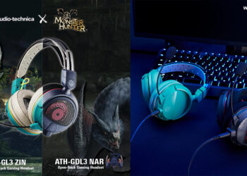 Audio-Technica เปิดตัวหูฟังเกมมิ่ง 2 รุ่นใหม่ ATH-GL3 ZIN และ ATH-GDL3 NAR แรงบันดาลใจจากมอนสเตอร์ยอดฮิตจาก Monster Hunter เริ่มต้น 5,990 บาท