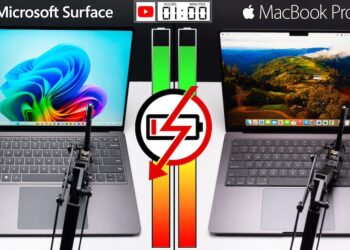 เปรียบเทียบ Surface Laptop 7 (Snapdragon X Elite) vs MacBook Pro (M3 Pro) ด้านอายุการใช้งานแบตเตอรี่