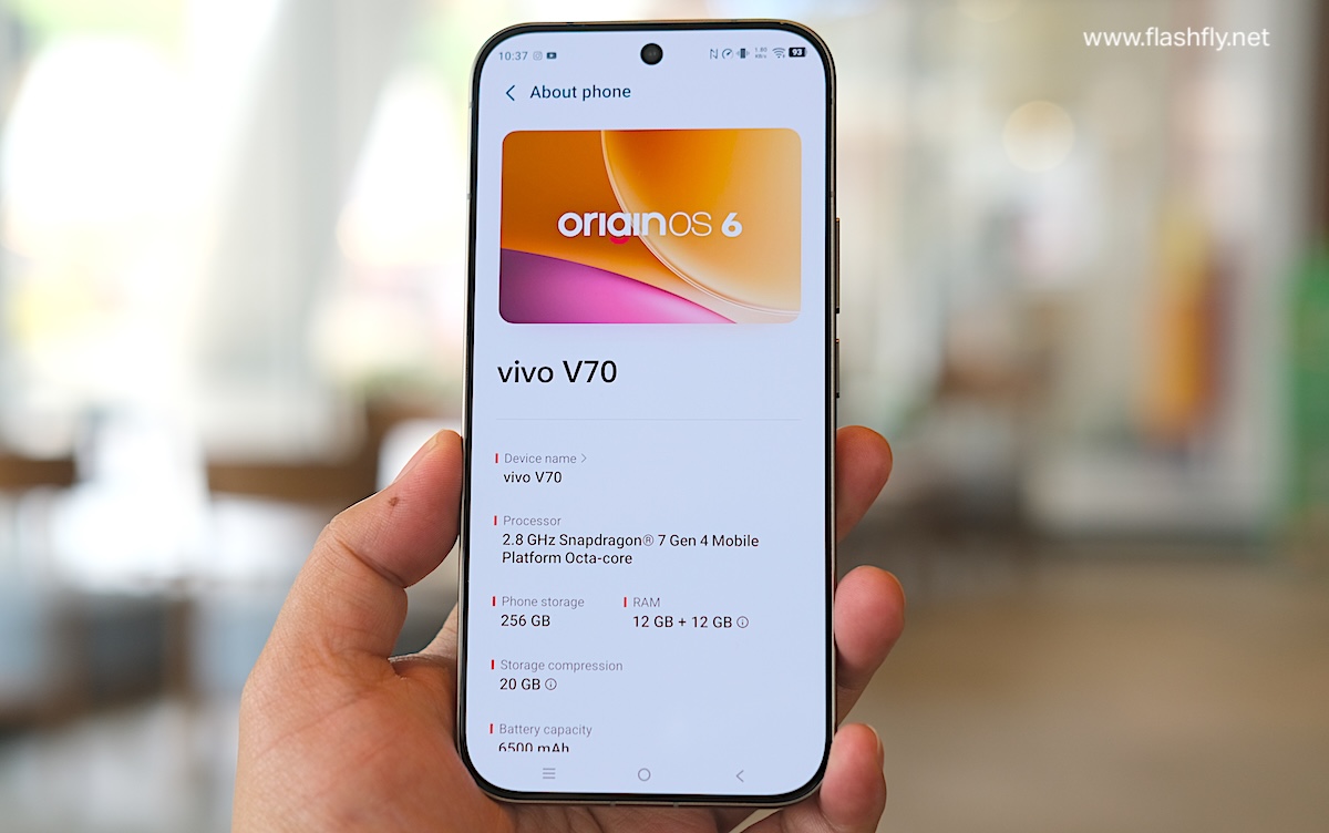รีวิว vivo V70 เสกช็อตลูกรักพระเจ้า มาพร้อมกล้อง 50MP ZEISS Super Telephoto ทนน้ำทนฝุ่น IP68&IP69 แบตเตอรี่ 6500mAh และ OriginOS 6 เวอร์ชันใหม่ล่าสุด