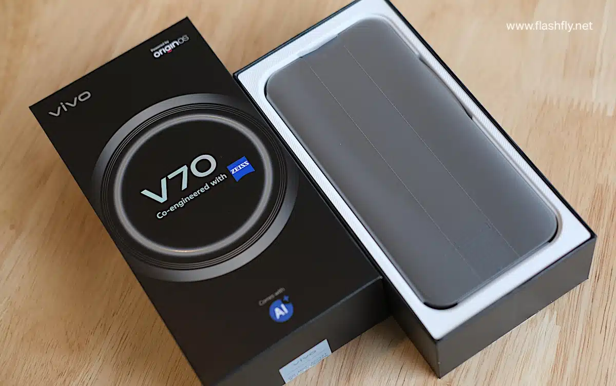 รีวิว vivo V70 เสกช็อตลูกรักพระเจ้า มาพร้อมกล้อง 50MP ZEISS Super Telephoto ทนน้ำทนฝุ่น IP68&IP69 แบตเตอรี่ 6500mAh และ OriginOS 6 เวอร์ชันใหม่ล่าสุด
