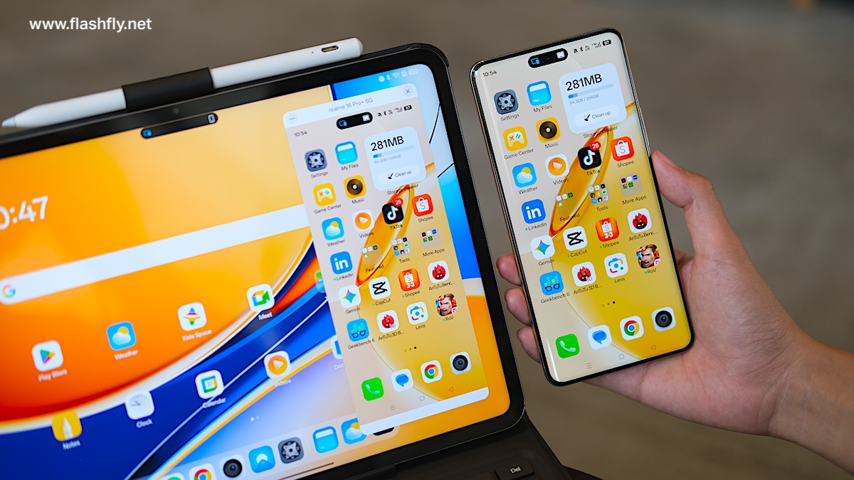 รีวิว realme Pad 3 5G แท็บเล็ต AI จอใหญ่ 11.6 นิ้ว ลำโพง 4 ตัว แบตเตอรี่ 12200mAh ดีไซน์บางเบา รองรับปากกา และคีย์บอร์ด