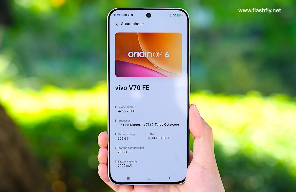 รีวิว vivo V70 FE ดีไซน์สวยงามพรีเมียม มาพร้อมกล้อง 200MP แค่ก้าวแรกก็ชัดเลย แบตใหญ่ 7000mAh ชาร์จเร็ว 90W FlashCharge