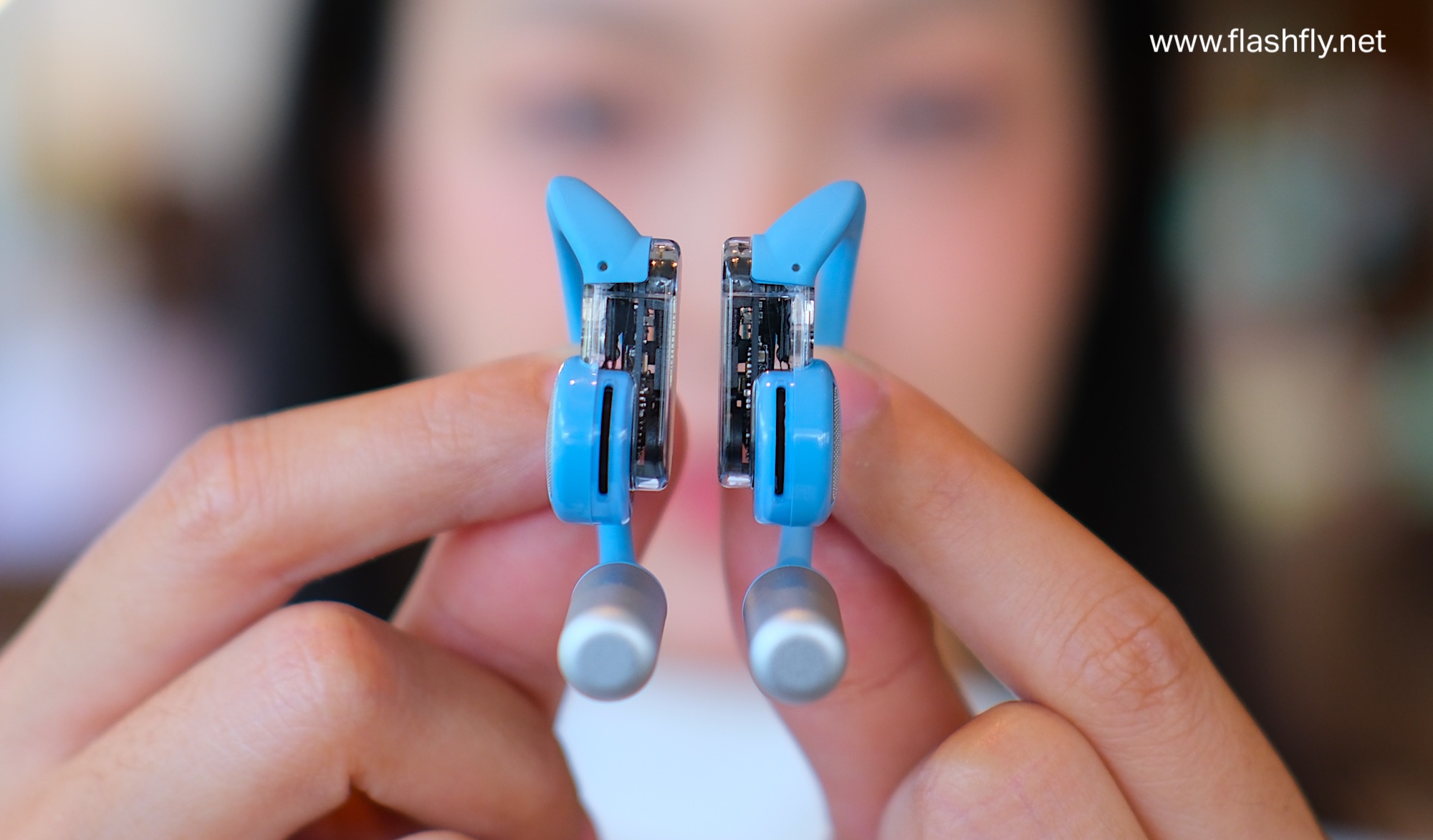 รีวิว Nothing Ear (open) สีน้ำเงินสุดคูลดีไซน์เท่สไตล์อังกฤษ ใส่สบาย ไม่มีหลุด แบตอยู่นานสูงสุด 30 ชั่วโมง