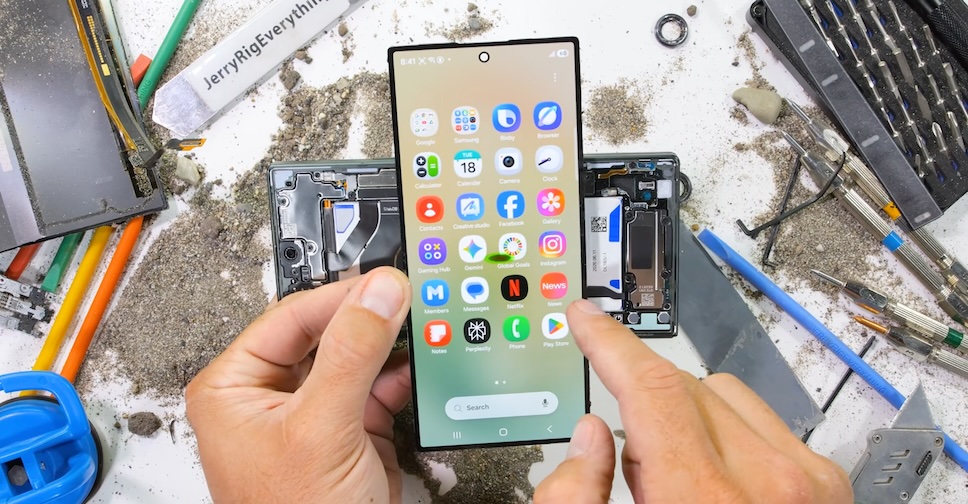 Galaxy Z Fold8 Ultra ถูกทดสอบความทนทาน และชำแหละเครื่องแล้ว โดยช่อง JerryRigEverything