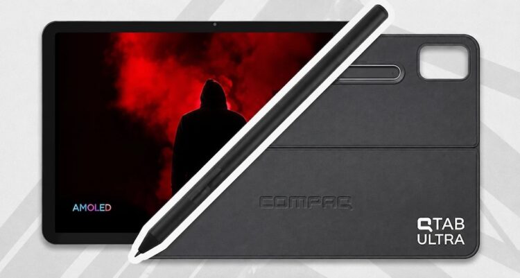 Compaq เปิดตัวแท็บเล็ต QTab Ultra 12.6 ทำงานบน Android แบตเตอรี่ 11,000mAh