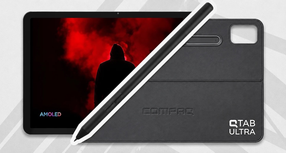 Compaq เปิดตัวแท็บเล็ต QTab Ultra 12.6 ทำงานบน Android แบตเตอรี่ 11,000mAh
