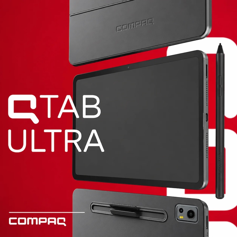 Compaq เปิดตัวแท็บเล็ต QTab Ultra 12.6 ทำงานบน Android แบตเตอรี่ 11,000mAh