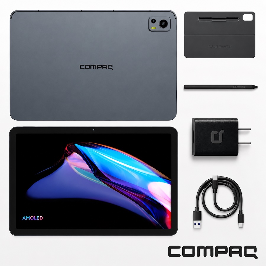 Compaq เปิดตัวแท็บเล็ต QTab Ultra 12.6 ทำงานบน Android แบตเตอรี่ 11,000mAh