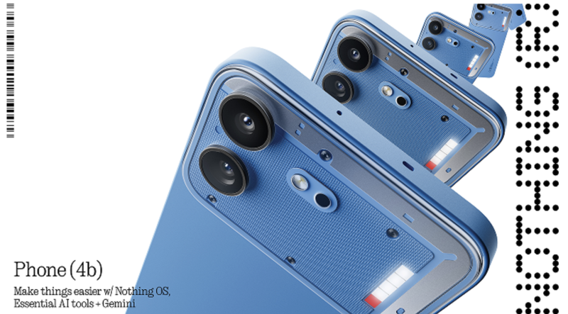 Nothing Phone (4b) สมาร์ตโฟนดีไซน์วัยรุ่น ตอบโจทย์วัยทำงาน ยกระดับประสิทธิภาพด้วยนวัตกรรม AI 'Essential' ในราคา 13,999 บาท