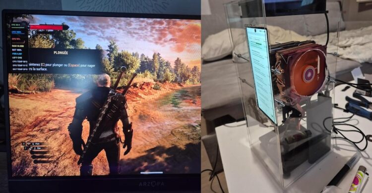 สมาร์ตโฟน Android รุ่นปี 2024 ถูกดัดแปลงเป็น PC เล่นเกม The Witcher 3 ได้แบบอัลตร้าสมูท
