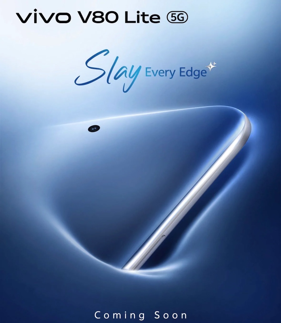 vivo V80 Lite 5G ถูกปล่อยทีเซอร์ออกมาแล้ว