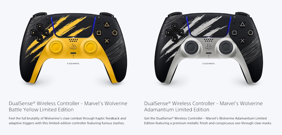 บันเดิลคอนโซลและอุปกรณ์เสริม Marvel's Wolverine Limited Edition สำหรับ PS5 วางขาย 15 กันยายนนี้