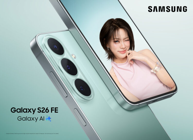 ซื้อได้เลยวันนี้ Galaxy S26 FE เรือธงรุ่นล่าสุด ทนทาน กันรอย 4 เท่า มั่นใจใช้ยาว 7 ปี กับโปรแรงช่วงเปิดตัวลดสูงสุด 9,590 บาท พร้อมฟรีประกันกระจกหน้า-หลัง 1 ปี*