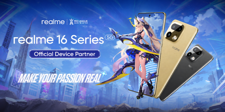 realme 16 Series 5G ประกาศเป็น OFFICIAL DEVICE PARTNER ของการแข่งขัน RPL 2026 Winter ปลุกพลังเกมมิ่งในงาน 828 Fan Fest ก่อนลุยโปรลีกปลายปี