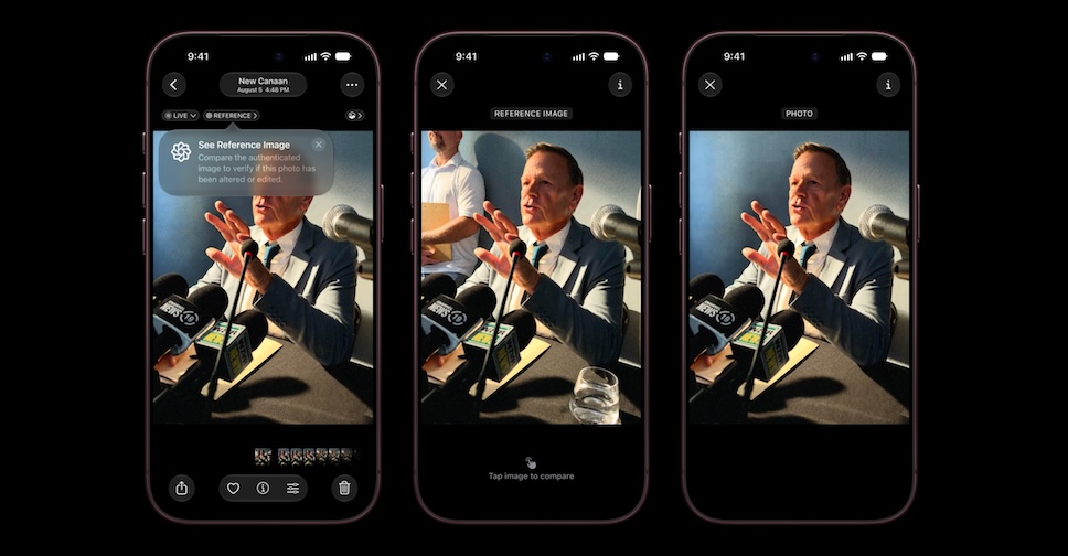 iPhone 18 Pro มาพร้อมฟีเจอร์ Apple Reference Image ช่วยตรวจสอบภาพถ่ายว่าผ่านการแก้ไขมาหรือไม่