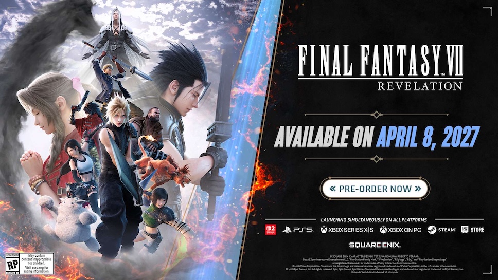 Final Fantasy VII Revelation เปิดให้สั่งซื้อล่วงหน้าแล้ว ก่อนวางจำหน่าย 8 เมษายน 2027