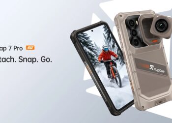 RugOne Xsnap 7 Pro สมาร์ตโฟนสุดแกร่ง มาพร้อมกล้อง Action Cam แบบถอดแยกได้