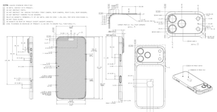 Apple แชร์พิมพ์เขียว iPhone, iPad, Macและผลิตภัณฑ์อื่นๆ เผยให้เห็นดีไซน์ภายนอกอย่างละเอียด
