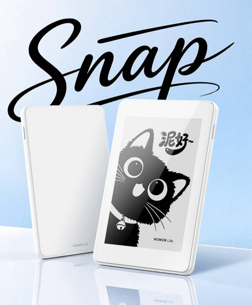 HONOR Life S3 อุปกรณ์อ่านอีบุ๊ก มาพร้อมจอ E-ink ขนาด 3 นิ้ว มีแม่เหล็กในตัวสำหรับแนบติดสมาร์ตโฟน