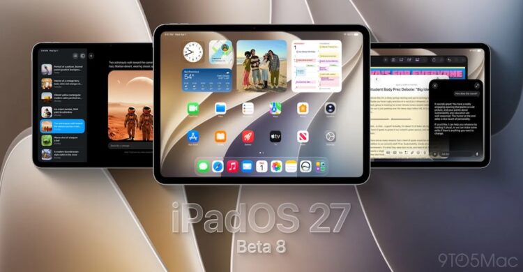 Apple ปล่อย iPadOS 27, watchOS 27, tvOS 27 เวอร์ชัน Beta 8 ออกมาแล้ว