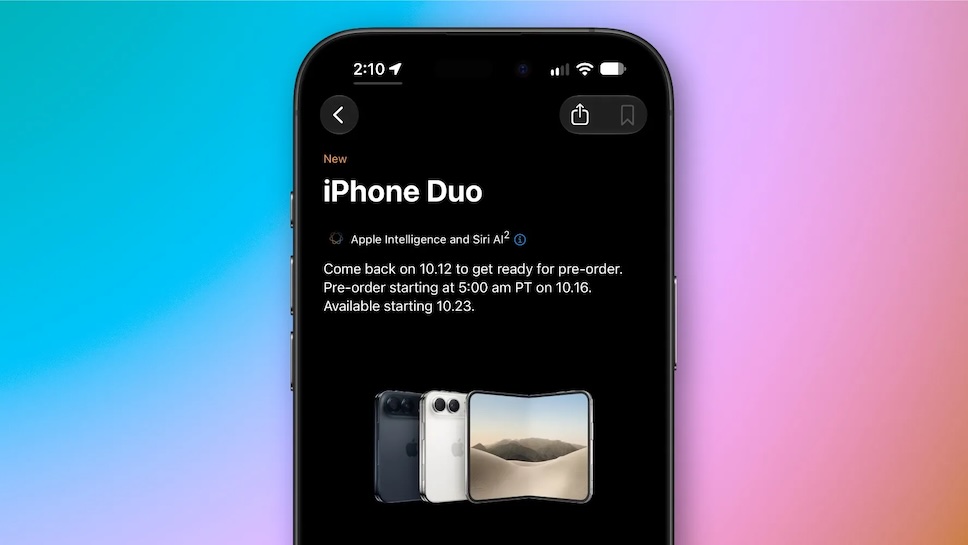Apple เปิดให้เลือกสีและความจุ iPhone Duo ตั้งแต่วันที่ 12 ตุลาคมนี้ เพื่อให้สั่งจองได้เร็วที่สุด