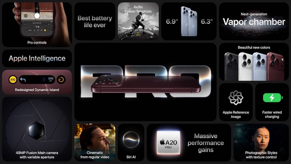 เปิดตัวแล้ว!! iPhone 18 Pro และ iPhone 18 Pro Max มาพร้อมชิป A20 Pro