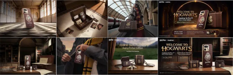 Welcome to Hogwarts! realme เสกโลกเวทมนตร์ให้มีชีวิตบนสมาร์ตโฟนเปิดตัว "realme 16 Pro Harry Potter Edition" พร้อมหีบสัมภาระจำลอง 1:1ครั้งแรกของโลก ราคา 24,999 บาท