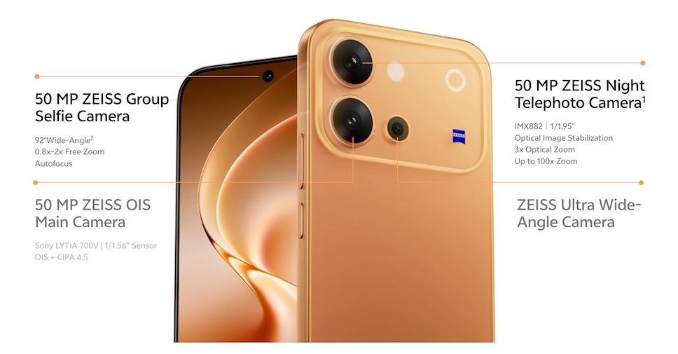 vivo V80 เผยดีไซน์เต็มๆ พร้อมสเปกกล้อง หน้าจอ แบตเตอรี่ ก่อนเปิดตัวในวันที่ 6 ตุลาคมนี้