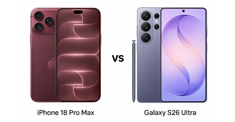 เปรียบเทียบ iPhone 18 Pro Max vs Galaxy S26 Ultra ใครคือผู้ชนะ?