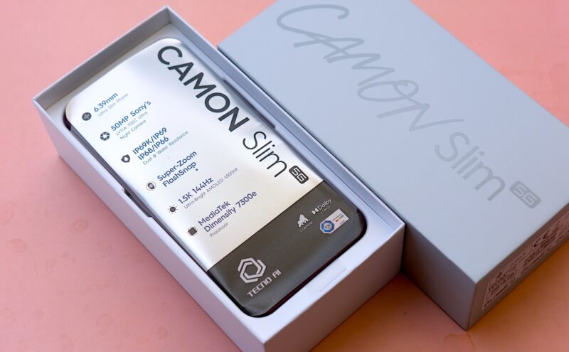 รีวิว TECNO CAMON Slim 5G สมาร์ตโฟนดีไซน์บางเฉียบ “สวยพริ้งในบลิ้งเดียว” คุ้มค่าที่สุดในช่วงราคาหมื่นกลาง