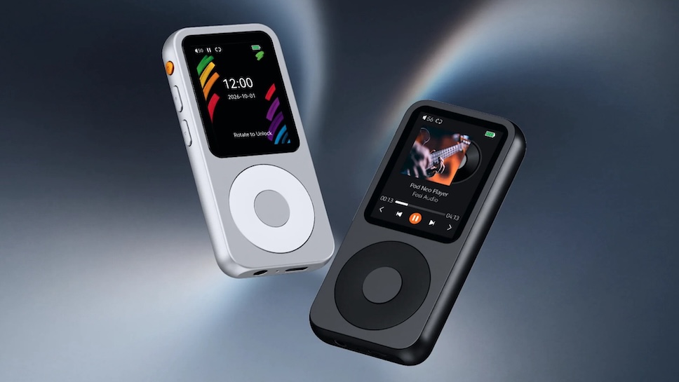 Fosi Audio DAP Neo Modern Classic เครื่องเล่นเพลงพกพา ดีไซน์คล้าย iPod Nano ราคาราว 2,690 บาท