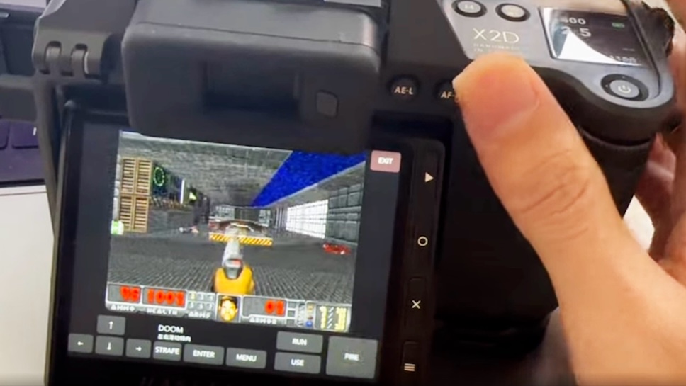 กล้อง Hasselblad X2D สามารถเล่นเกม Doom ได้แล้ว