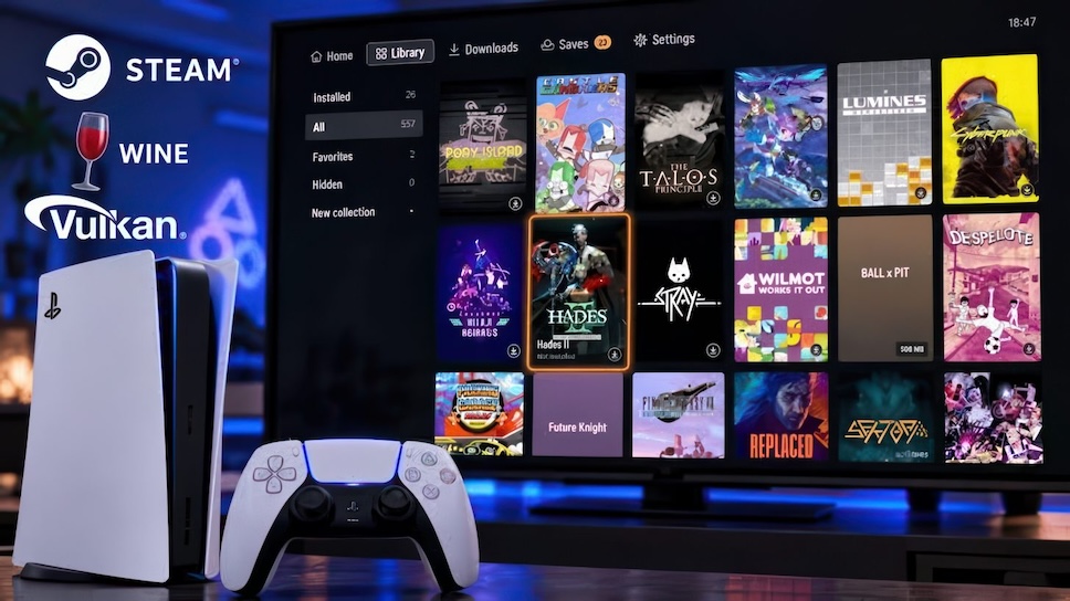 PlayStation 5 ที่ถูกเจลเบรค สามารถเล่นเกมของ Windows อย่าง Cyberpunk 2077, Resident Evil 4 และอีกหลายเกม