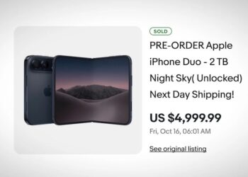 iPhone Duo ถูกนำมาขายต่อบน eBay โก่งราคาถึง 167,000 บาท