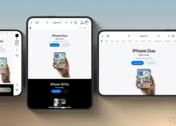 Apple กำลังหาแนวทางปรับแต่ง Safari บนหน้าจอด้านนอกของ iPhone Duo ที่ให้มุมมองแคบ