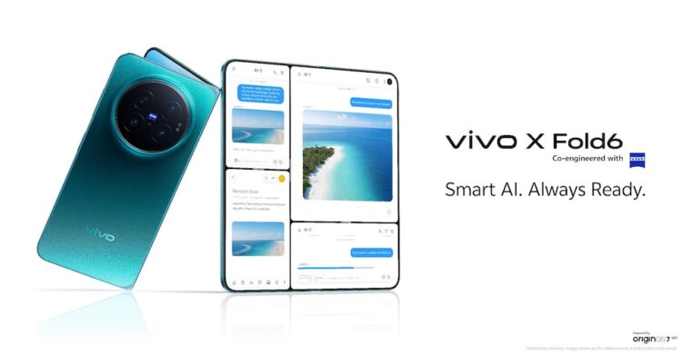 vivo X Fold6 พร้อมทำตลาดไปทั่วโลกแล้ว ทำงานบน OriginOS 7 Fold อัดแน่นด้วยฟีเจอร์ AI