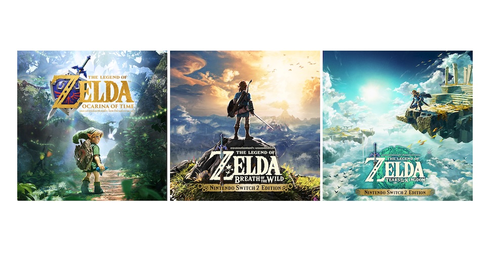 Nintendo ยืนยัน เกมซีรีส์ The Legend of Zelda รองรับภาษาไทย ทั้ง 3 ภาค