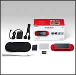 PSP Slim & Lite Deep Red