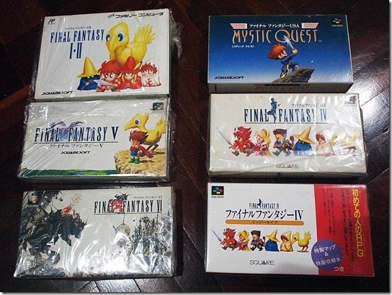รวมฮิต Final Fantasy collection ทุกภาคทุกเครื่องขายที่ eBay ใครหาภาคไหนไม่ได้มาดูที่นี่