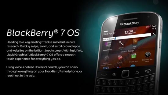ทำความรู้จักกับปฏิบัติการ BlackBerry 7 ใหม่ล่าสุดจาก RIM