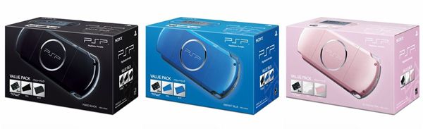 Sony กระตุ้นยอดขาย PSP ต่อเนื่องออก Value Pack 3 ชุดใหม่ยอดขายขึ้นอันดับหนึ่ง