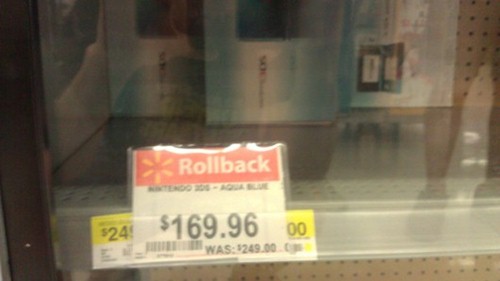 วอลมาร์ทชิงตัดหน้าลดราคา Nintendo 3DS ก่อนกำหนดการจาก Nintendo แล้ววันนี้