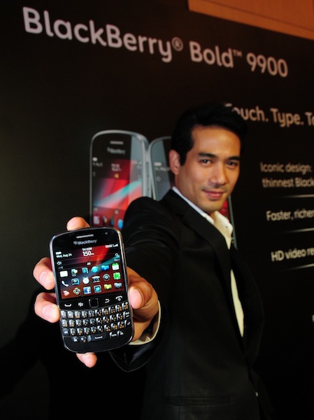 Research In Motion เปิดตัวสมาร์ทโฟนรุ่นใหม่ล่าสุด แบล็กเบอร์รี่ โบลด์ 9900 ในประเทศไทย