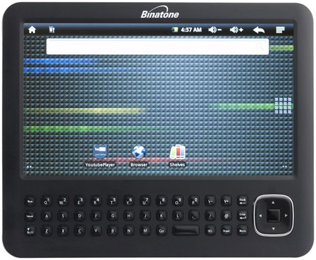 Binatone ReadMe Mobile แท็บเล็ต Android ราคาประหยัดพร้อม QWERTY keyboard