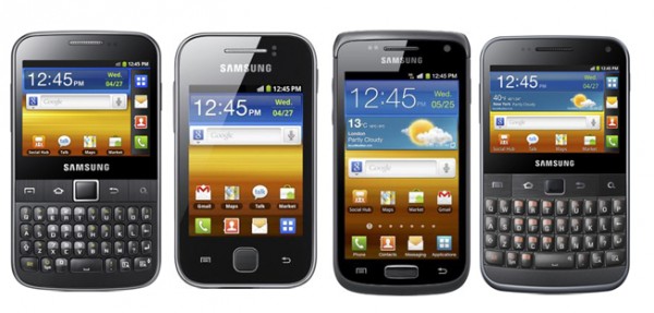 Samsung เปิดตัวพี่น้องในตระกูล GALAXY ใหม่อีก 4 รุ่น W,M, Y และ Y Pro